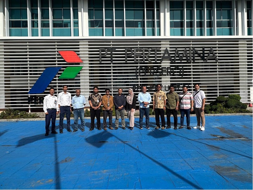 Tim PT. WIN beserta jajaran dinas terkait di proyek SLF RU IV Pertamina Cilacap – Jawa Tengah